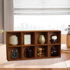 Holz Hängevitrine Regal Schweberegal Wandmontage Rustikal Kosmetik Aufbewahrung