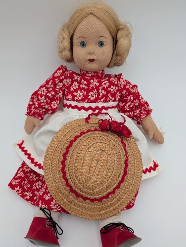 Vintage stoffpuppe 40cm - stoffpuppe,