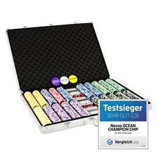 Pokerkoffer 1000 abgerundete