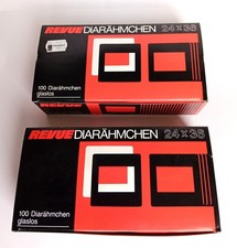 REVUE DIA-RAHMEN 24x36mm GLASLOS, 2 PACKUNGEN mit 100 St., OVP