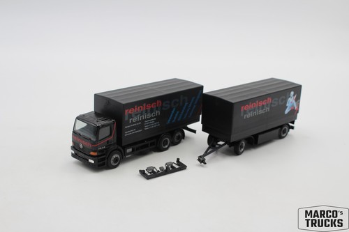 Herpa atego 1828 hängerzug - mb,