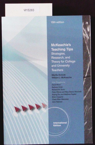 Mckeachie teaching tips - teaching,