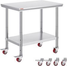 Edelstahltisch 90 x 60 x 85 cm