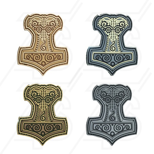 Patch thors hammer mjölnir - hammer,