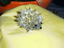 Swarovski Kristall Figur >> Igel <<  Vitrinen gepflegt ca.4,2 cm x  2,5 cm 