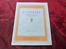 SCHUBERT Moment musical f-Moll Opus 94 No. 3 Noten für Klavier