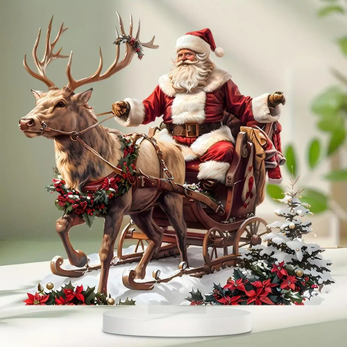 Weihnachtsmann rentier - weihnachtsmann,