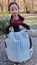 Biege Puppe Figur Frau DDR 1960er - Hedler Arnstadt 20cm - Nostalgie Sammler