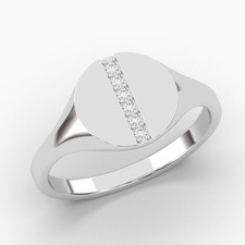 Herren Ehering 0,06 Karat