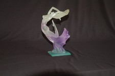 Dekofigur Frau "Jugendstil" nachempfunden    (B/H/T = ca. 15 x 24 x 8 cm)