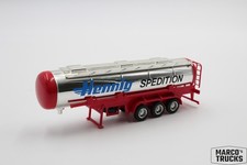Herpa Tankanhänger chrom/rot "Hennig Spedition" 1:87 /H25309