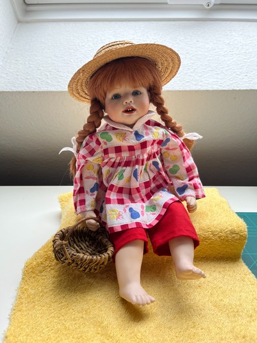 Porzellanpuppe lena aus - porzellanpuppe,