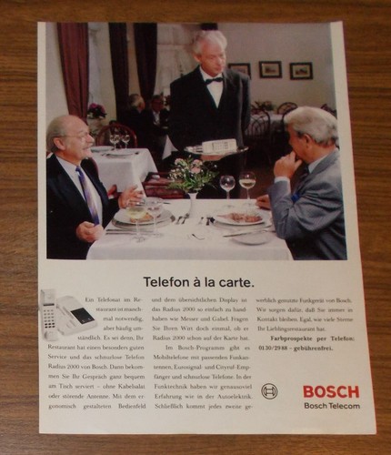 Seltene werbung bosch radius - seltene,
