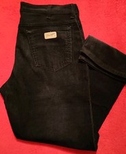 Wrangler Texas Herren Cord Jeans Regular Gr.W36/L32 Schwarz Stretch Neuwertig!