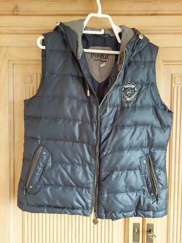 Pikeur weste blau khaki 44 - weste, gr.
