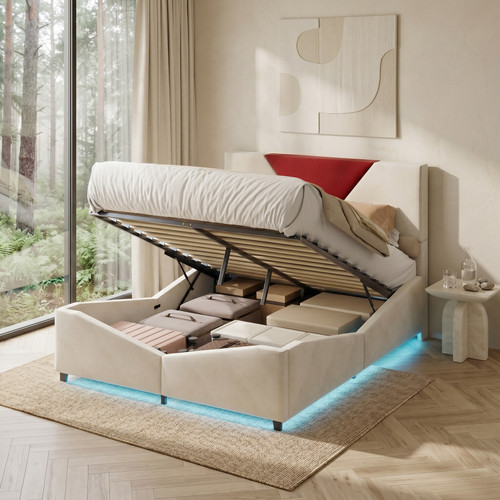 Boxspringbett 140x190 - , cm