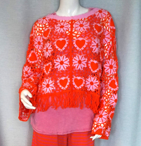 Hippie pulli häkel patchwork - hippie,