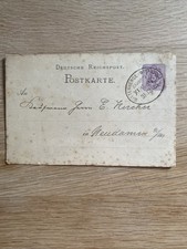 Postkarte Deutsche Reichspost