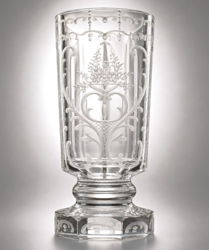 Biedermeier andenkenglas - biedermeier,