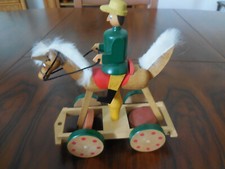 Reiterlein  Werner Erzgebirge Handarbeit 13 cm beweglich seltenes Stück