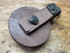 Antike Holz Umlenkrolle