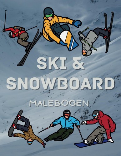 Ski snowboard malbuch für - snowboard,