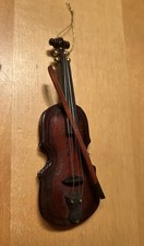 Geige als Weihnachtsschmuck