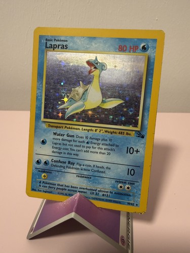 Pokemon karte lapras 62 - lapras, 10/62