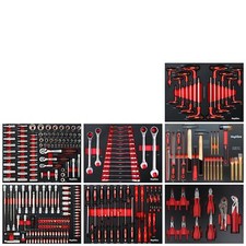 Werkstattwagen Einlagen Set mit 7 Einlagen aus Schaumstoff Werkzeugwagen 71011