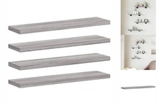Wandregale 4 Stk. Grau Sonoma