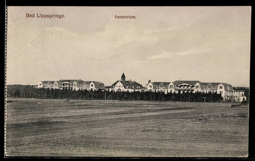 Ansichtskarte bad lippspringe - ansichtskarte,