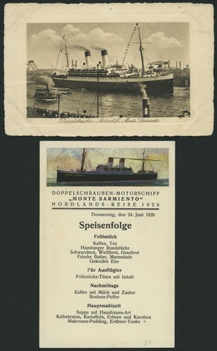 Alte postkarten schiffe monte - alte, postkarten-schiffe