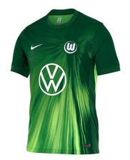 Neu: Nike, VfL Wolfsburg Heimtrikot, Saison 2025/2026, grün, Gr. M