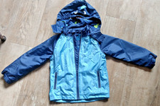 nagelneu Regenjacke gefüttert Dino's , Gr. 98 / 104 von Poco Piano, blau