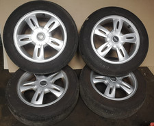 4x MINI R50 R52 R53 Alufelgen Kompletträder 15 Zoll 6763295 5,5Jx15 ET45 Silber