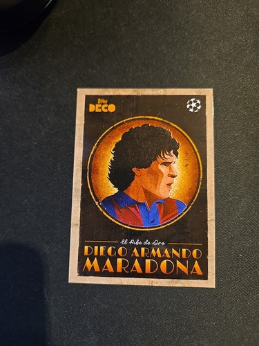 Maradona topps deco artistry - maradona,
