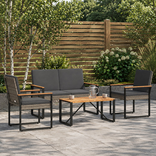 Tlg gartenmöbel set lounge - gartenmöbel,