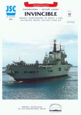 Kartonmodell Britischer Flugzeugträger HMS Invincible 1:250 JSC
