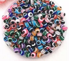 Nazar boncuk Perlen Blaues Auge Evil Eye 6mm ( 50 Perlen ) verschiedene Farben 