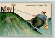 10515672 - Lastenaufzug fuer schwere Faelle AK Dicker Mensch