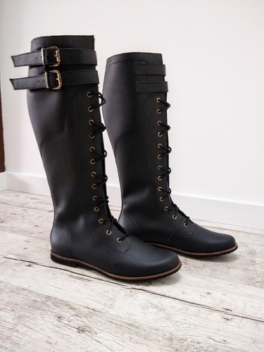Kriegerstiefel mit schnallen - mit,