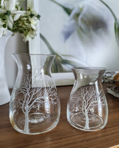Kleine kristallglas vasen - kleine,