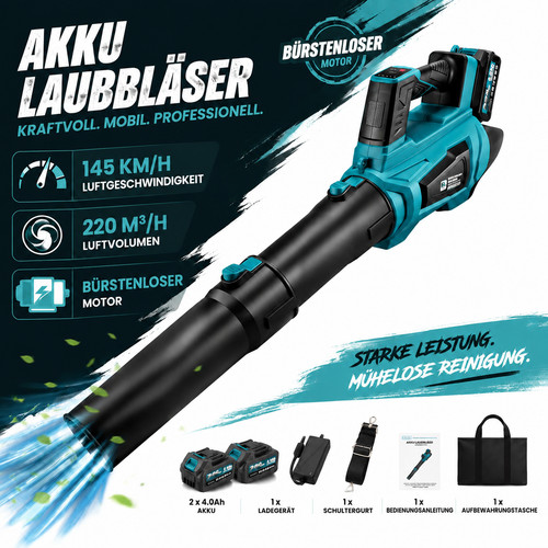 Akku laubbläser 6gänge - laubbläser,