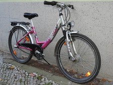 Top 100% ok ALU Mädchen Damen PEGASUS Fahrrad 24 zoll Feder Gabel Naben Dynamo