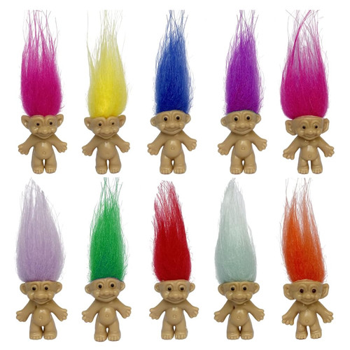 Stück mini troll puppen - stück, mini-troll-puppen