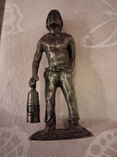 Zinnfigur Bergmann mit Lampe ca. 10cm