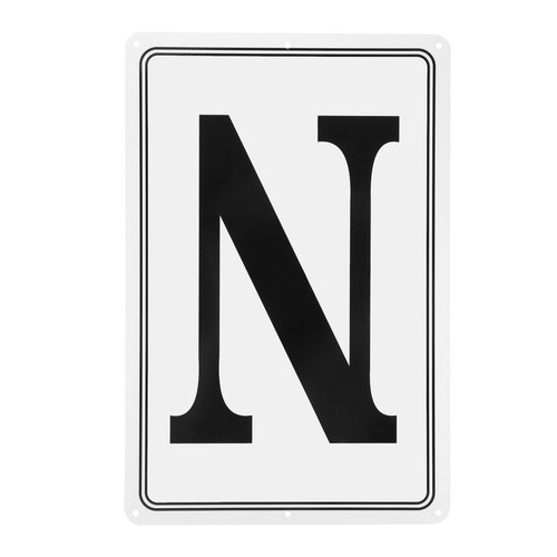 Aluminium buchstaben schild - aluminium,