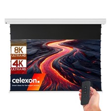 celexon CLR UST 8K Tension-Motorleinwand HC Plus weiß 100" - 221.4x124.5 cm 16:9