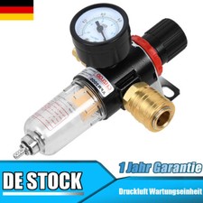 Druckluft Wartungseinheit Druckminderer Wasserabscheider Öler Filter Kompressor.