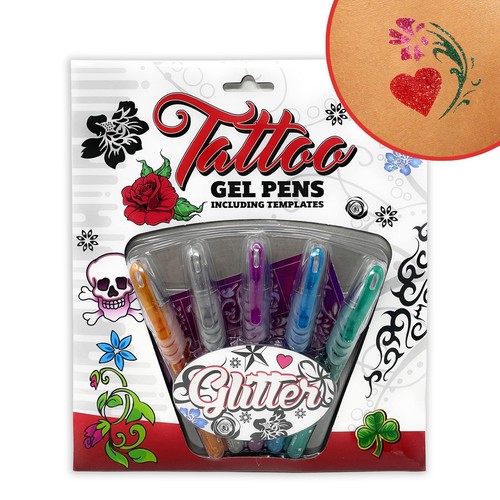 Gelstift tattoo stift glitzer - tattoo,